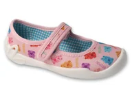 Buty dla dziewczynek - Kapcie dziecięce Befado 114X542 dziewczęce do przedszkola na rzepy-27 - miniaturka - grafika 1