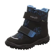 Śniegowce damskie - Superfit Husky Gore-Tex śniegowce z ciepłą podszewką, czarne/niebieskie 0010, 41 EU szerokie, Czarno-niebieski 0010, 41 EU Weit - miniaturka - grafika 1