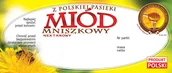 Akcesoria do hodowli zwierząt - Paczka etykiet miód mniszkowy (100szt) - wzór E67 - miniaturka - grafika 1