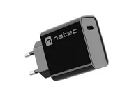 Ładowarki do telefonów - Natec Ribera 20W USB-C czarna - miniaturka - grafika 1