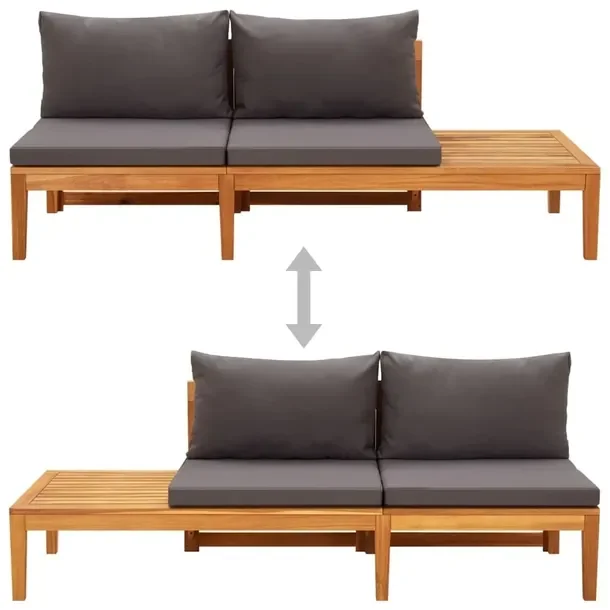 Ławka Ogrodowa Siedzisko Sofa Krzesło Drewniane Na Taras Balkon Ogród