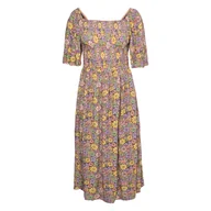 Sukienki - Damska Sukienka ROXY TROPICAL SUNSHINE ERJWD03774-CQR7 – Wielokolorowy - miniaturka - grafika 1