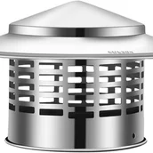 Kratki wentylacyjne - Nasada kominowa, okrągła nasada kominowa ze stali nierdzewnej, zewnętrzna nasada rury pieca, nasada kominowa stożkowa (110 mm) - miniaturka - grafika 1