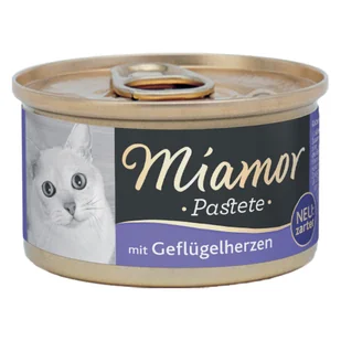 Miamor Katzenzarte Fleischpastete pasztet mięsny smak serca drobiowe 85g - Mokra karma dla kotów - miniaturka - grafika 4