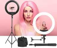 Lampy kosmetyczne - Lampa Pierścieniowa Ring Light HQ 18 - miniaturka - grafika 1