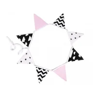 Wyposażenie pokoiku dziecięcego - Girlanda, proporczyk, Pudrowy design, 245x18 cm - miniaturka - grafika 1