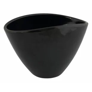 Osłonka owal 405 20 cm czarna - Donice - miniaturka - grafika 1
