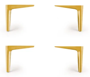Zestaw złotych nóżek do łóżka P9-T46 - Łóżka - miniaturka - grafika 1
