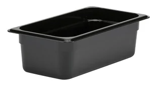 Pojemnik GN 1/3 100 mm z poliwęglanu, czarny CAMBRO, Camwear - Akcesoria gastronomiczne - miniaturka - grafika 1