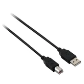 Kable komputerowe i do monitorów - V7 USB A/B 5m kabel USB USB 2.0 USB B Czarny V7E2USB2AB-05M - miniaturka - grafika 1