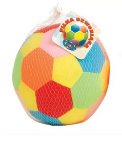 Dromader piłka welur mała z dzwonkiem ZD-7778 - Piłki dla dzieci - miniaturka - grafika 1