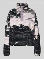 Swetry damskie - Kurtka Sherpa z naszywką z logo model ‘Helvetia™’ - miniaturka - grafika 1