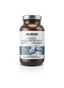 Big Nature Kwas hialuronowy + Kolagen - suplement diety 120 tab. - suplement - Stawy, mięśnie, kości - miniaturka - grafika 1