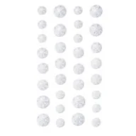 Zabawki kreatywne - Dalprint Kryształki samoprzylepne śniezynka - miniaturka - grafika 1