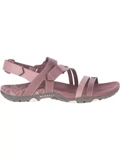 Sandały damskie - Merrell Skórzane sandały "Sandspur Rose Convert" w kolorze jasnoróżowym - grafika 1
