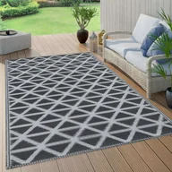 Dywany zewnętrzne - vidaXL Dywan na zewnątrz, czarny, 160x230 cm, PP 310418 - miniaturka - grafika 1