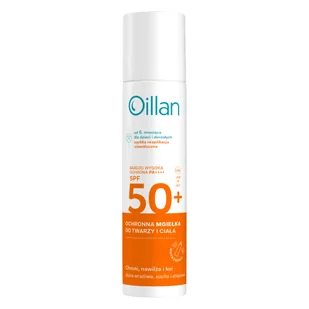 Ollian Sun Ochronna mgiełka do twarzy i ciała do skóry wrażliwej SPF50 - Balsamy i kremy do opalania - miniaturka - grafika 1