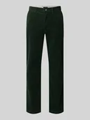 Spodnie męskie - Spodnie sztruksowe z prostą nogawką z mieszanki bawełny model ‘DENTON’ - miniaturka - grafika 1