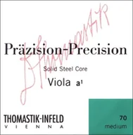 Akcesoria do instrumentów smyczkowych - Thomastik Einzelsaite für Viola 4/4 Präzision - A-Saite Vollstahlkern, Chromstahl umsponnen, weich 637800 - miniaturka - grafika 1