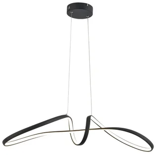 Weva - lampa wisząca LED czarny mat 343501-30 - Lampy sufitowe - miniaturka - grafika 1