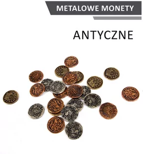 Rebel Metalowe Monety Antyczne zestaw 24 monet - Akcesoria do gier planszowych - miniaturka - grafika 1