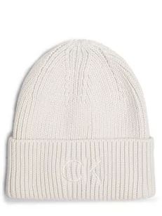 Calvin Klein - Czapka damska, beżowy - Czapki damskie - miniaturka - grafika 1