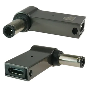 Przejściówka zasilania adapter wtyk USB-C do 6,0x0,6mm+pin ASUS Aluminium - Kable - miniaturka - grafika 1