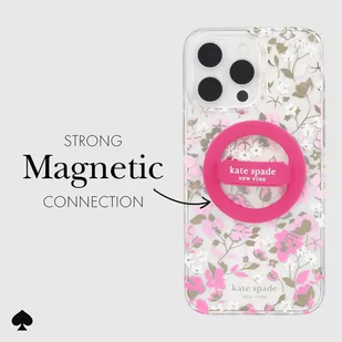 Kate Spade New York Magnetic Loop Grip - Uchwyt MagSafe na palec (Pom Pom Pink) - Pozostałe akcesoria do telefonów - miniaturka - grafika 3