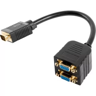 Lanberg Adapter Vga - 2x Vga 0.2 m - Adaptery i przejściówki - miniaturka - grafika 2