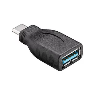 Goobay Adapter USB 3.0 Super Speed; USB 3.0 Super Speed adapter, czarne  gniazdo USB typu C (TM)-Stecker > USB 3.0 (typ A) 45395 - Adaptery i przejściówki - miniaturka - grafika 2