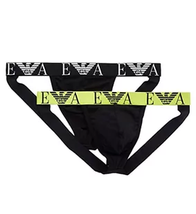 Emporio Armani Męski pasek poślizgowy, Czarny, XL - Paski - miniaturka - grafika 1