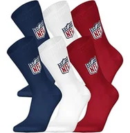 Kimona, stroje i obuwie - NFL Unisex Shield Crew Socks skarpety sportowe (6 sztuk) - miniaturka - grafika 1