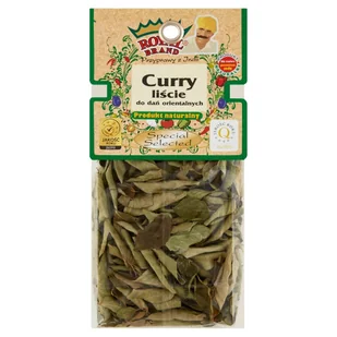Royal Brand Curry Liście 20 g - Przyprawy i zioła sypkie - miniaturka - grafika 1