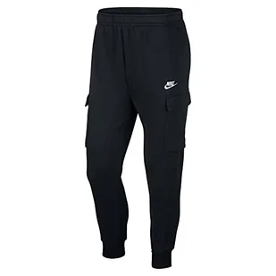 Nike męskie spodnie dresowe M Nsw Club Pant Cargo Bb czarny czarny/czarny/bia?y XX-L - Spodenki męskie - miniaturka - grafika 1