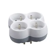 Przedłużacze i rozgałęźniki - Rozgałęźnik 4GN z uziemieniem okrągły 16A ELEKTRO - miniaturka - grafika 1