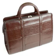 Torebki damskie - 515 Damski kuferek duży pasy - jasny brąz KEMER - miniaturka - grafika 1