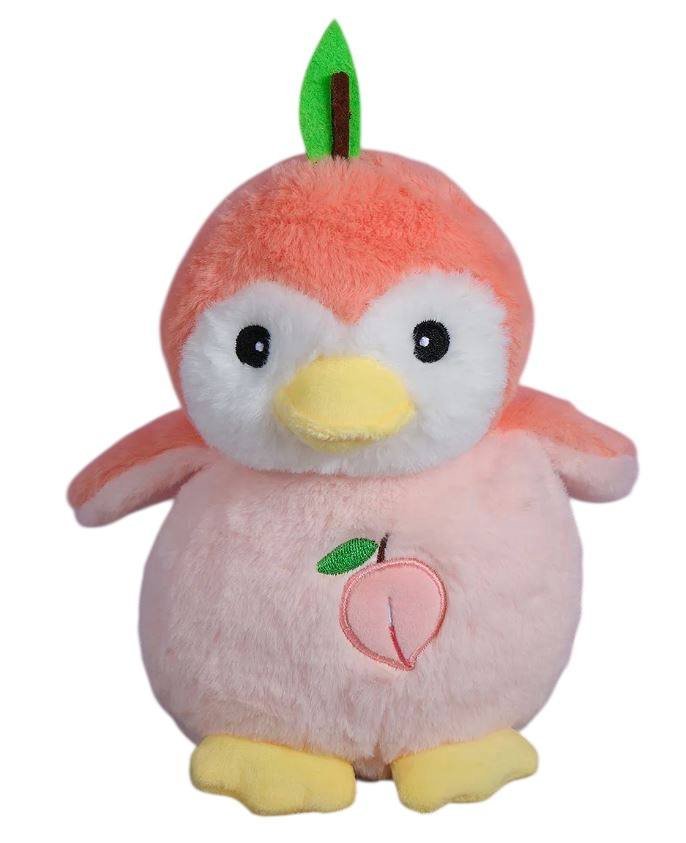 PLUSZOWA MASKOTKA PINGWINEK BRZOSKWINIA 20 CM – UROCZA PRZYTULANKA DLA DZIECI