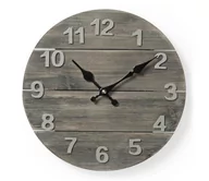 Zegary - Nedis CLWA002WD30 - Zegar Ścienny 1xAA/1,5V drewno 30 cm - miniaturka - grafika 1