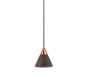 Lampy sufitowe - OxyLED Lampa wisząca CONO LV DALI biała/różowe złoto 897133 - miniaturka - grafika 1