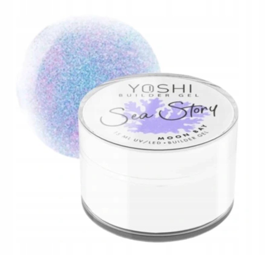 YOSHI Żel Budujący BUILDER GEL do paznokci SEA STORY Moon Bay 15ml