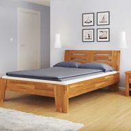 Łóżka - TARTAK MEBLE Łóżko VERONA TARTAK MEBLE drewniane Rozmiar 140x200 Wybarwienie Dąb rustical PS2591_65765 - miniaturka - grafika 1