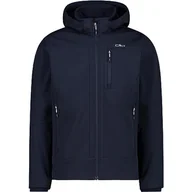 Kurtki męskie - CMP męska kurtka Softshell z odpinanym kapturem, B.Blue-Ice, 46 - miniaturka - grafika 1