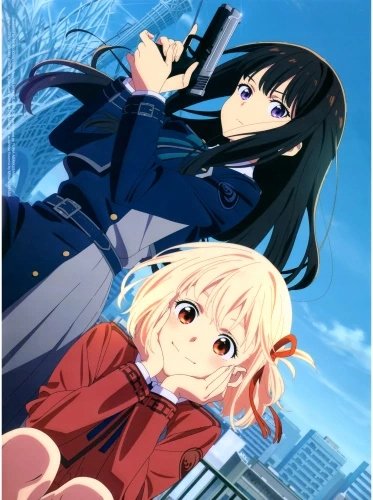 Plakat Anime Lycoris recoil LREC_050 A2 (custom)
