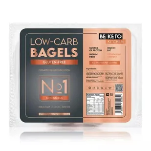 BeKeto Keto BAJGLE BEZGLUTENOWE 150g - Zdrowa żywność - miniaturka - grafika 1