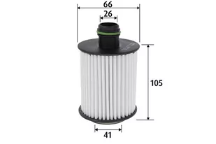 VALEO Filtr oleju 586593 - Filtry oleju - miniaturka - grafika 1