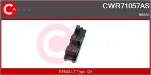 Przełącznik, podnośnik szyby Casco - Alternatory CWR71057AS - Akcesoria do układu elektrycznego - miniaturka - grafika 1