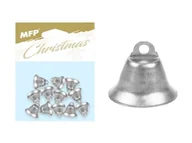 Bombki - Dzwonki 1,7cm/12szt MFP srebrne - miniaturka - grafika 1