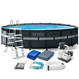 Basen stelażowy do ogrodu Intex Ultra XTR Frame Pools 549 x 132 cm zestaw 11w1 - Baseny ogrodowe - miniaturka - grafika 1