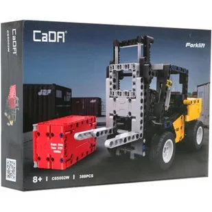 Klocki plastikowe CADA Forklift Wózek widłowy z kontenerem C65002W - Klocki - miniaturka - grafika 1