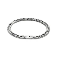 Bransoletki - Sem Lewis Battersea Bransoletka Srebrny Bransoletki 1 ct Męskie - miniaturka - grafika 1
